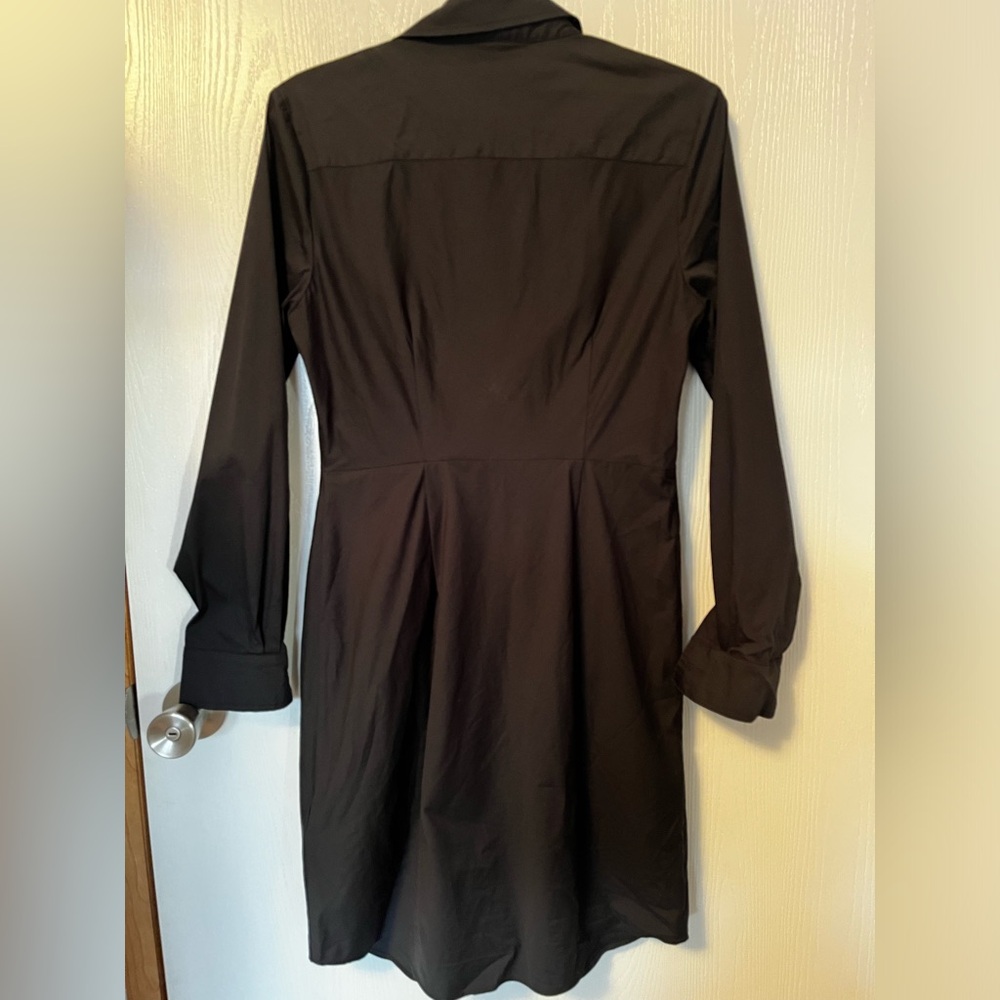 UNTUCKit Black Long Sleeve Button-Down Dress Size 4 - Picture 5 of 5